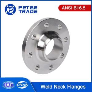 China ASME B16.5 Standard High Pressure Black Painting Carbon Steel Flange Weld neck Class 1500LB RF FF for Pipe Systems factory