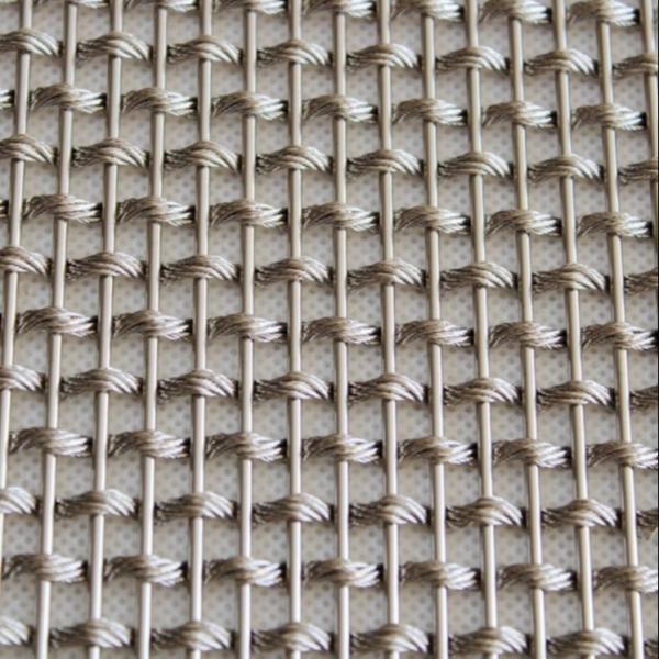 Ss 201 Woven Wire Drapery Decorative Flexible Metal Cable Rod For Office