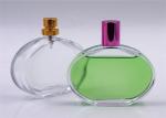 Excellent Flat Round 50ml Empty Spray Glass Perfume Bottles For SGS Passed