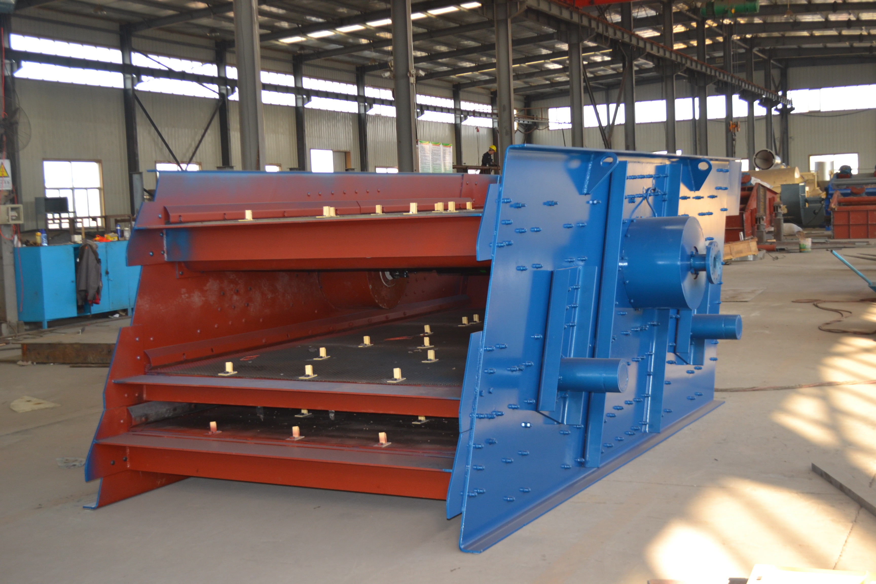 GUOTE Circular Movement Linear Vibrating Screen 1 G160M-6 Motor Model for