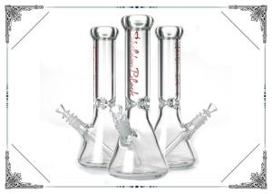 China 9MM Thick Sheldon Black Glass Beaker Bong 12'' Glass Cool Hookah Pipes factory