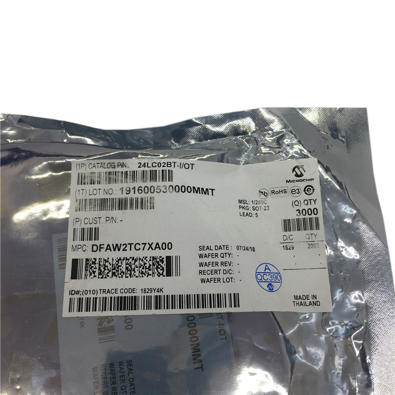 RoHS Nor Flash Chip Eeprom Memory Chip 24LC02BT-I/OT