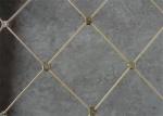 Hot Dip Galvanized Flexible Rockfall Protection Netting PVC Coated Diamond Hole
