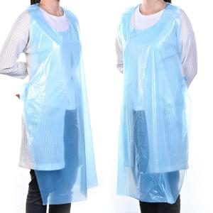 China Disposable Medical Aprons , Thick Plastic Protective Clothing Aprons factory