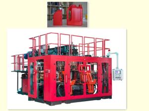 China 5 Gallon / 3 Gallon Blow Molding Equipment Three Layer 100mm Screw Diameter factory