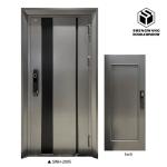 Interior Fireproof Aluminum Room Door Customized Color Fire Rated Doors