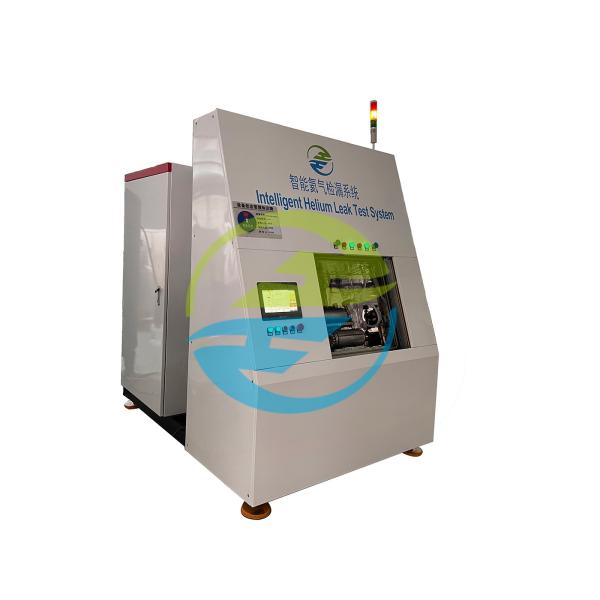 High Recovery Rate Helium Leak Detection System In Automatic Test Cycle With