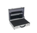 Standard Aluminum Laptop Case With Black Corner Document Pocket Briefcase