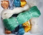 Double Knot White Monofilament Fishing Net / Nylon Mesh Netting 10M-1000M Length