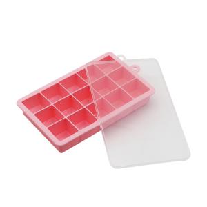 China Easy Release 15 Cavity Non Stick Silicone Ice Cube Tray factory