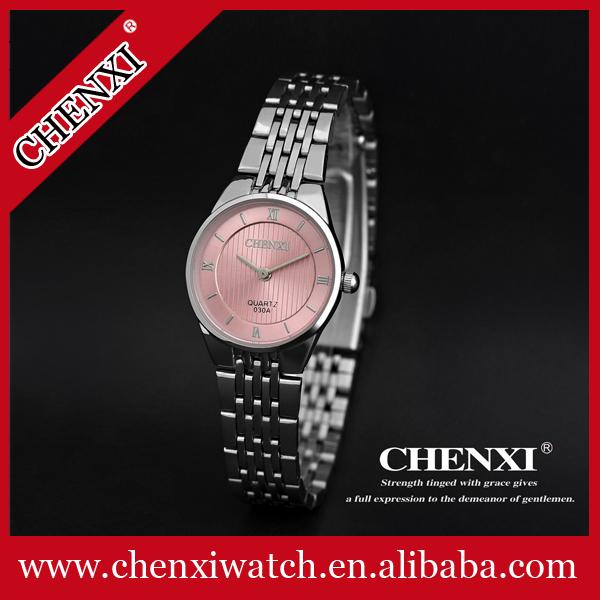 China Watch Supplier High Quality Watches Blue Pink Japan Movt Stainless Steel