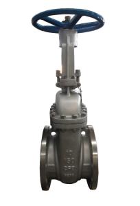 China stainless steel CF8M rising stem gate valve factory