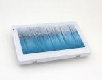White Android Touch Panel With In Wall Flush Mounting For Smart House
