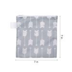 Insulated Reusable Washable Zipper Sandwich Bags