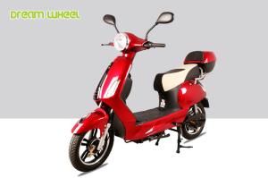 China 32km/h Pedal Assisted Electric Scooter , 16&quot;X3.0 Electric Vespa Type Scooter factory