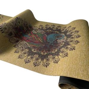 China Wholesale Hot Selling Sports Grip Sustainable Eco Friendly Natural Rubber Jute Printed Yoga Mat factory