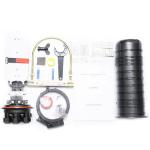 Hochiry Dome Vertical Optical Fiber Joint Closure Box IP68 Outdoor