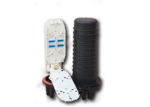 China 96 singlel core fiber optic splice enclosure Wall mounted 6 round ports factory