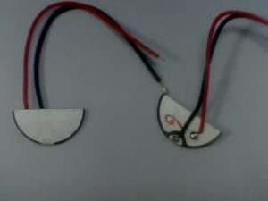China Half Moon Piezoelectric Ceramic Discs factory