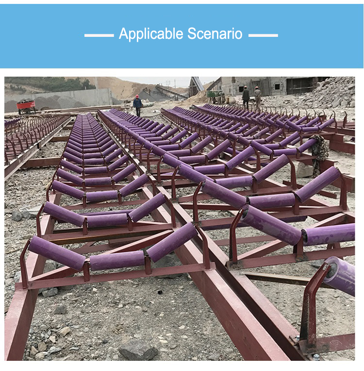 Rubber Cover 2800mm Conveyor Transition Rollers Drive Pulley
