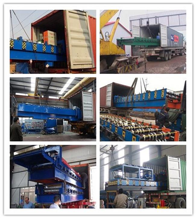 YX - 12 - 65 - 850 new corrugated roof sheet roll forming machine plc system automatic type