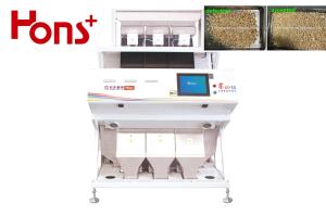 China 3 Chutes CCD Cashew Nut Color Sorter Intelligent Lighting factory