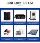 Hybrid Home Solar Panel Off Grid System Photovoltaic 2KW 3KW 4KW 5KW