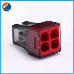 Fast Connecting PC Housing 400V 18AWG Push Wire Connector For Stranded Conducts