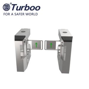 China Bi Directional Swing Barrier Gate Supermarket Swing Gate Turnstile factory