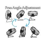 Fans Home Standing Folding Rechargeable Fan Home Appliance Plastic Electric