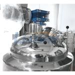 Sealed Type 500L Stainless Steel Mixing Tanks , Movable Cosmetic Mixing