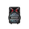 China 8inch digital pa portable battery speaker with LED lights factory