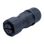 IP67 Rating Electronic Waterproof Connector PA66 Plug For LED Lights / Vehicles