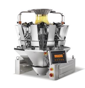 China High Precision Snack Multi-Head Weigher SUS304 Frame 10/14 Hoppers Food Weighing Equipment factory