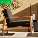 Outdoor Furniture Garden Sofa Set with Living Room Cushion and Water-Resistant