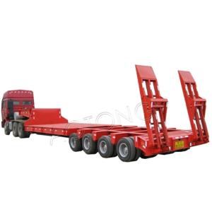 China 150tons low bed dolly tow semi trailer with high load capacity and customizable options factory