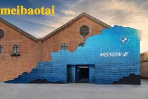 China Irregular Blue Water Ripple Stainless Steel Sheet Decoration Office Hair Beauty Salon factory
