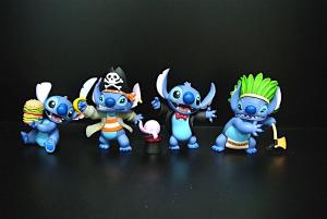 China Magician Style Lilo And Stitch Action Figures With Disney Logo 8*7*5c factory
