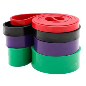 China 208*2.9*0.45cm Anti Wear TPE Resistance Bands Pull Up Loop Band Heavy Duty factory