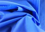 Blue Taffeta Waterproof Fabric , Comfortable Hand Feel 70d Nylon Taffeta Fabric