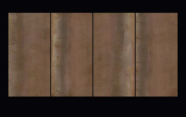 Foshan New Style Brown Color Interior Floor Tiles , 600x1200 Rustic Wall Tiles