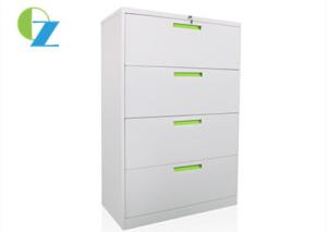 China Cold Rolled Steel D452MM Metal Lateral File Cabinets 4 Drawer Office Modern factory