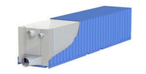China Baffled Bulk Container Liner / Industrial Storage Containers customized factory