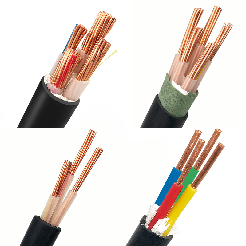 Underground Power Cable NYY 5X6mm with 0.6/1 KV PVC Insulation and Copper Conductor
