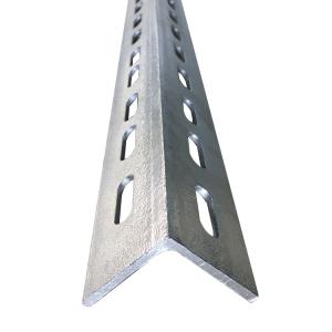 China Hot Rolled Hot Dip Galvanized Perforated Angle factory
