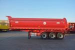 Customized Tri-Axl Dump Semitrailer Rear Tipper Cargo Trailer for Heavy Duty