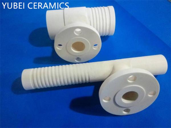 Structural Alumina Oxide Ceramic Flange 29W/MK 310GPa High Temperature