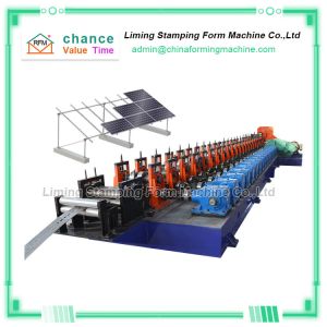 China Rotating Photovoltaic Support Cold Roll Forming Machine Automatic factory