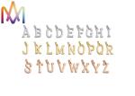 DIY Accessories Copper Alphabet Letter Necklace Charms