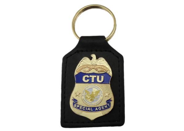 CTU Special Agent Custom Aluminum, Soft PVC, Leather Key Chain / Customized